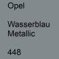 Preview: Opel, Wasserblau Metallic, 448.